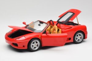 Ferrari 360 Spider Roșu Hot Wheels 1:18 57310 Metal - imaginea 2 din 8