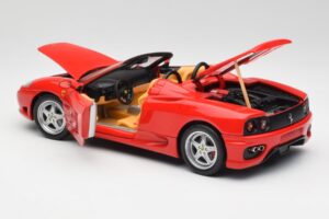 Ferrari 360 Spider Roșu Hot Wheels 1:18 57310 Metal - imaginea 5 din 8