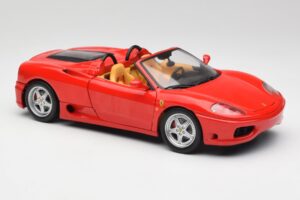 Ferrari 360 Spider Roșu Hot Wheels 1:18 57310 Metal - imaginea 6 din 8