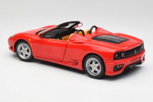 Ferrari 360 Spider Roșu Hot Wheels 1:18 57310 Metal - imaginea 7 din 8