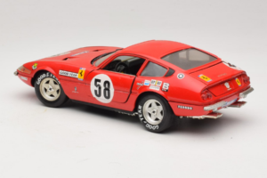 Ferrari 365 GTB/4 Daytona Berlinetta #58 Roșu Techno Giodi 1:18 40011 Metal - imaginea 7 din 8