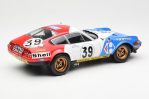 Ferrari 365 GTB/4 #39 J-C. Andruet / Lena 24 Hours of Le Mans 1972 Kyosho 1:18 08164E Metal - imaginea 3 din 8