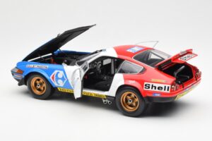 Ferrari 365 GTB/4 #39 J-C. Andruet / Lena 24 Hours of Le Mans 1972 Kyosho 1:18 08164E Metal - imaginea 5 din 8