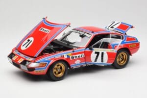 Ferrari 365 GTB4 Competizione #71 24 Hours of Le Mans 1974 Kyosho 1:18 08164A Metal - imaginea 2 din 8