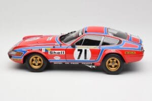 Ferrari 365 GTB4 Competizione #71 24 Hours of Le Mans 1974 Kyosho 1:18 08164A Metal - imaginea 4 din 8