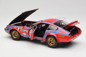 Ferrari 365 GTB4 Competizione #71 24 Hours of Le Mans 1974 Kyosho 1:18 08164A Metal - imaginea 5 din 8