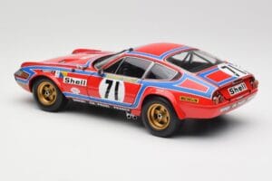 Ferrari 365 GTB4 Competizione #71 24 Hours of Le Mans 1974 Kyosho 1:18 08164A Metal - imaginea 7 din 8
