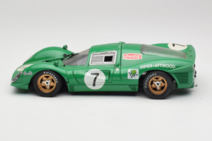 Ferrari 412P #7 Verde 24 Hours of Daytona 1967 Eagles Race 1:18 37000 Metal - imaginea 4 din 8