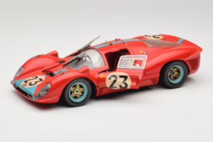 Ferrari 412P #23 W. Mairesse / J. Beurlys Le Mans 1967 Roșu Revell 1:18 48826 Metal - imaginea 2 din 8