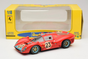 Ferrari 412P #23 W. Mairesse / J. Beurlys Le Mans 1967 Roșu Revell 1:18 48826 Metal - imaginea 8 din 8