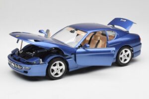 Ferrari 456 GT Blu Pozzi Bburago 1:18 3036-M3 Metal - imaginea 2 din 8