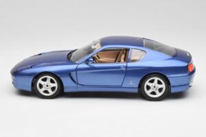 Ferrari 456 GT Blu Pozzi Bburago 1:18 3036-M3 Metal - imaginea 4 din 8