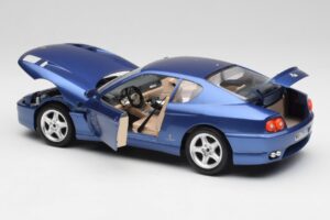 Ferrari 456 GT Blu Pozzi Bburago 1:18 3036-M3 Metal - imaginea 5 din 8