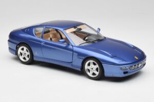 Ferrari 456 GT Blu Pozzi Bburago 1:18 3036-M3 Metal - imaginea 6 din 8
