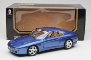 Ferrari 456 GT Blu Pozzi Bburago 1:18 3036-M3 Metal - imaginea 8 din 8