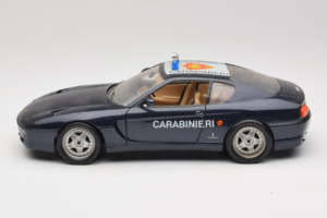 Ferrari 456 GT Carabinieri Negru Bburago 1:18 3036-B3 Metal - imaginea 4 din 8