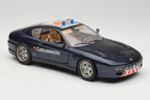 Ferrari 456 GT Carabinieri Negru Bburago 1:18 3036-B3 Metal - imaginea 6 din 8