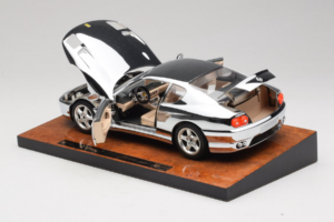 Ferrari 456 GT Chrome Silver Bburago 1:18 3746-R1 Metal - imaginea 5 din 8