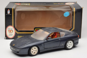 Ferrari 456 GT Dark Blue Metallic Bburago 1:18 3036-B2 Metal - imaginea 8 din 8