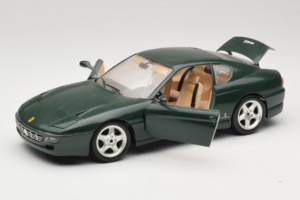 Ferrari 456 GT Verde Închis Bburago 1:18 3046-GR1 Metal - imaginea 2 din 8
