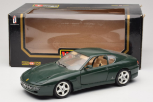 Ferrari 456 GT Verde Închis Bburago 1:18 3046-GR1 Metal - imaginea 8 din 8