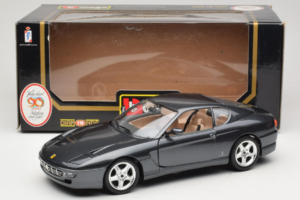 Ferrari 456 GT Gri Metallic Vopsire Specială Bburago 1:18 3036D Metal - imaginea 8 din 8