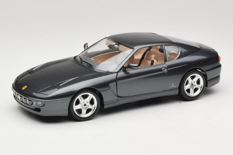Ferrari 456 GT Gri Metallic Vopsire Specială Bburago 1:18 3036D Metal