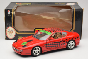 Ferrari 456 GT Interconti Car HiFi Roșu Bburago 1:18 3036-D Metal - imaginea 8 din 8