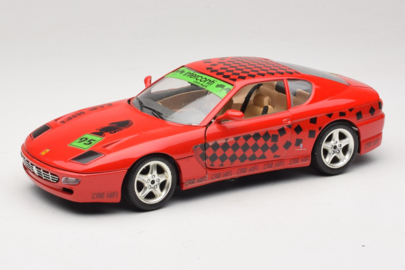 Ferrari 456 GT Interconti Car HiFi Roșu Bburago 1:18 3036-D Metal