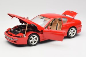 Ferrari 456 GT Roșu Bburago 1:18 3036-M1 Metal - imaginea 2 din 8