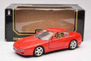Ferrari 456 GT Roșu Bburago 1:18 3036-M1 Metal - imaginea 8 din 8
