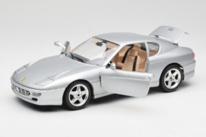 Ferrari 456 GT Argintiu Bburago 1:18 3036-M2 Metal - imaginea 2 din 8