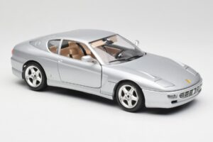 Ferrari 456 GT Argintiu Bburago 1:18 3036-M2 Metal - imaginea 6 din 8