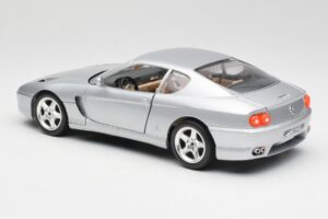 Ferrari 456 GT Argintiu Bburago 1:18 3036-M2 Metal - imaginea 7 din 8