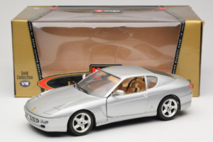 Ferrari 456 GT Argintiu Bburago 1:18 3336-S1 Metal - imaginea 8 din 8