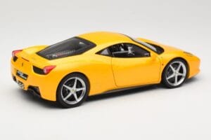 Ferrari 458 Italia Galben Hot Wheels 1:18 P9894 Metal - imaginea 3 din 8