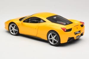 Ferrari 458 Italia Galben Hot Wheels 1:18 P9894 Metal - imaginea 7 din 8