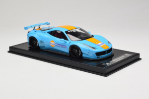 Ferrari 458 LB Works Gulf Blue Orange BBA 1:18 REMC033 Rășină - imaginea 4 din 7