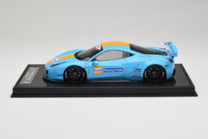 Ferrari 458 LB Works Gulf Blue Orange BBA 1:18 REMC033 Rășină