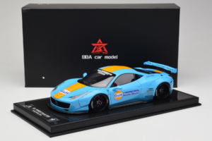 Ferrari 458 LB Works Gulf Blue Orange BBA 1:18 REMC033 Rășină - imaginea 7 din 7