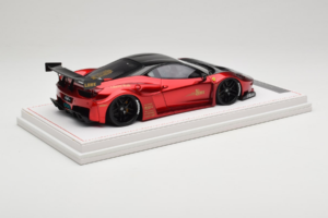 Ferrari 458 Liberty Walk LB-Silhouette WORKS GT Candy Roșu IVY 1:18 REMC003 Rășină - imaginea 3 din 6