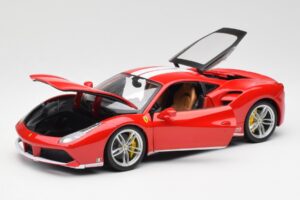 Ferrari 488 GTB Roșu Bburago 1:18 18-76102 Metal - imaginea 2 din 8
