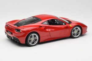 Ferrari 488 GTB Roșu Bburago 1:18 18-16008 Metal - imaginea 3 din 8