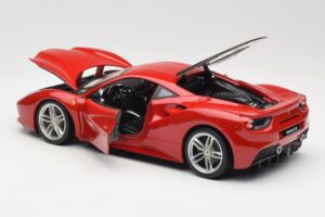 Ferrari 488 GTB Roșu Bburago 1:18 18-16008 Metal - imaginea 5 din 8