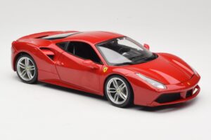 Ferrari 488 GTB Roșu Bburago 1:18 18-16008 Metal - imaginea 6 din 8