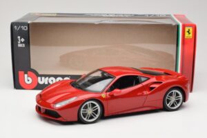 Ferrari 488 GTB Roșu Bburago 1:18 18-16008 Metal - imaginea 8 din 8