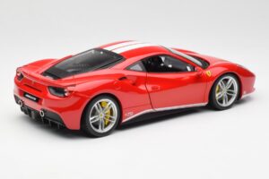 Ferrari 488 GTB Roșu Bburago 1:18 18-76102 Metal - imaginea 3 din 8