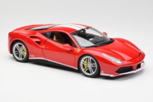 Ferrari 488 GTB Roșu Bburago 1:18 18-76102 Metal - imaginea 6 din 8