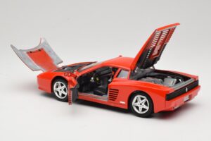 Ferrari 512 TR Roșu Mira 1:18 6144 Metal - imaginea 5 din 8