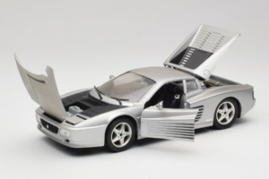 Ferrari 512 TR Argintiu Mira 1:18 6178-B1 Metal - imaginea 2 din 8